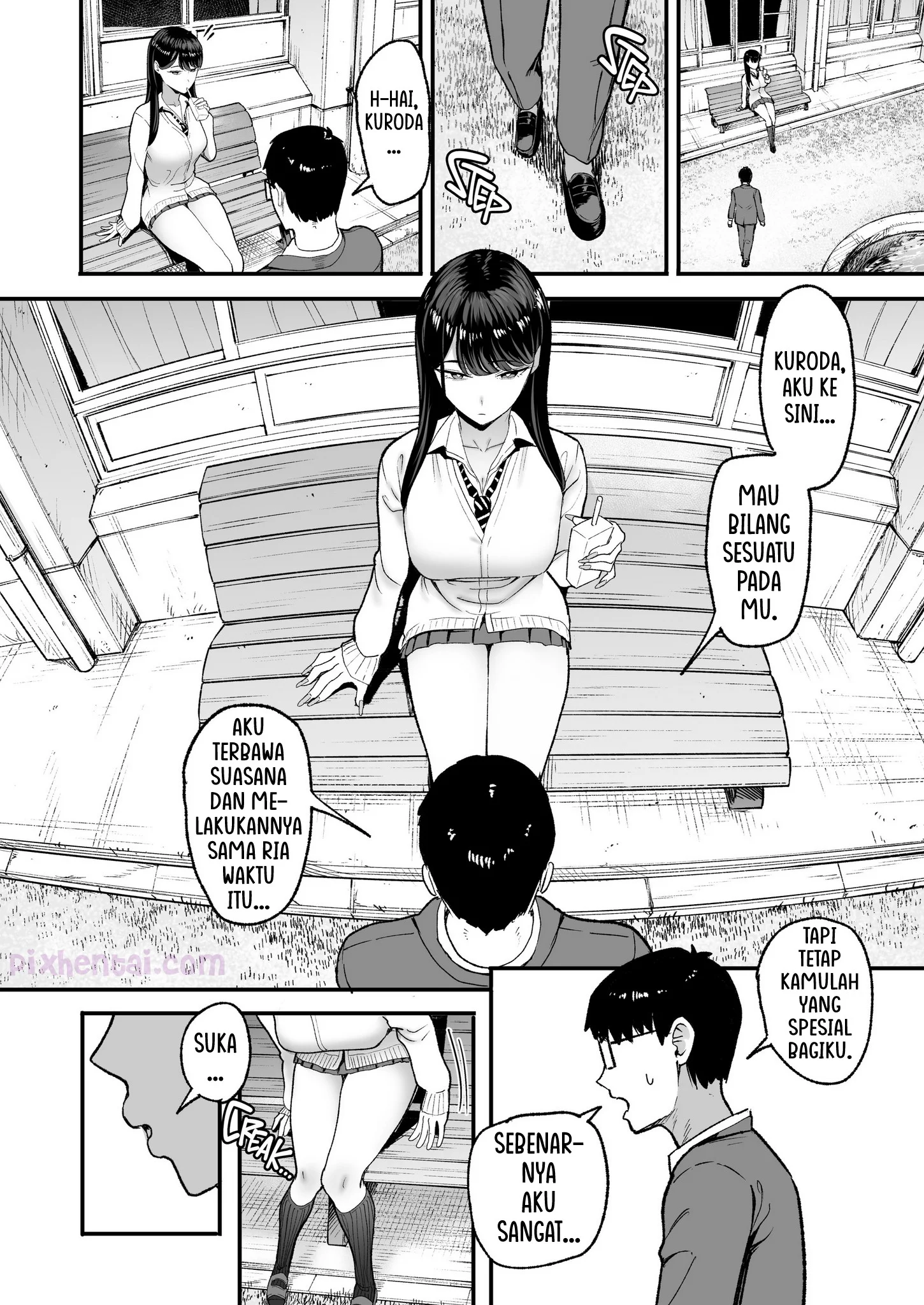 Komik hentai xxx manga sex bokep The Gyaru I Hang Out with Lets Me Use Her Pussy 5 page 10